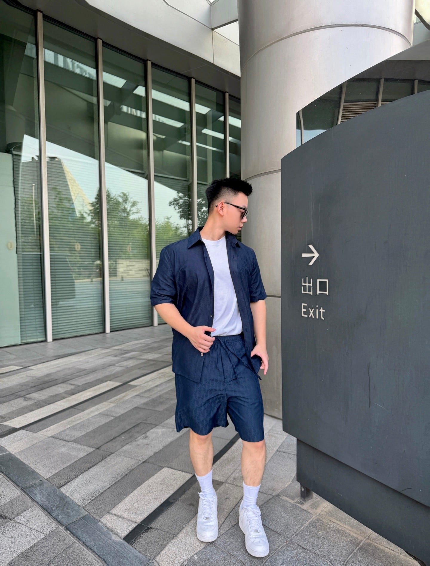 2026 New Model CD Full-Print Short Sleeve Shirt (BB862-A75)