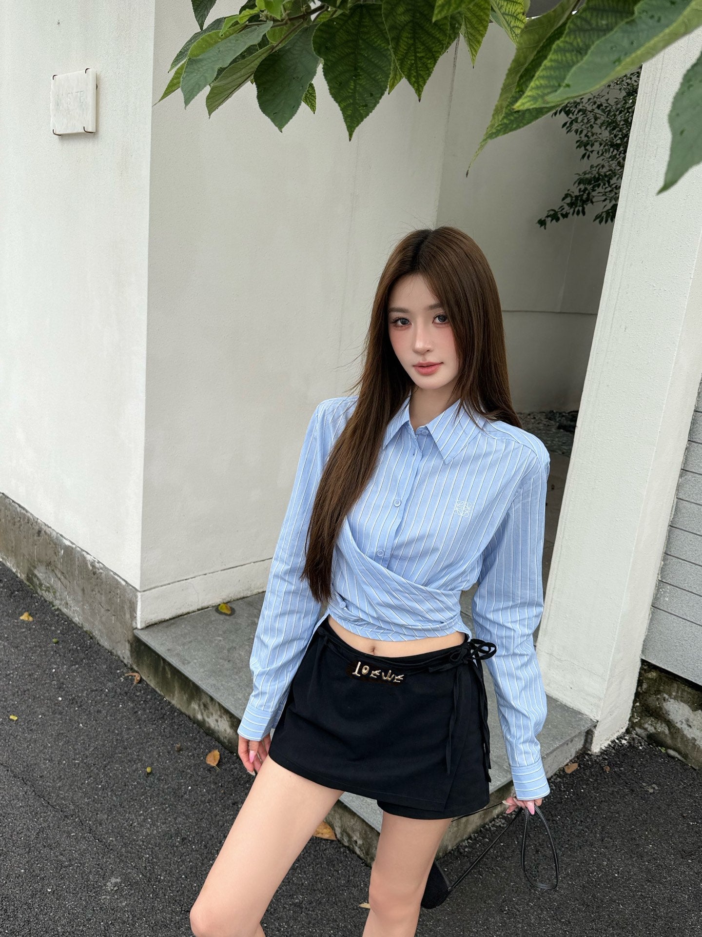 2026 Women's Way Letter Metal Short Skirt (FF781)