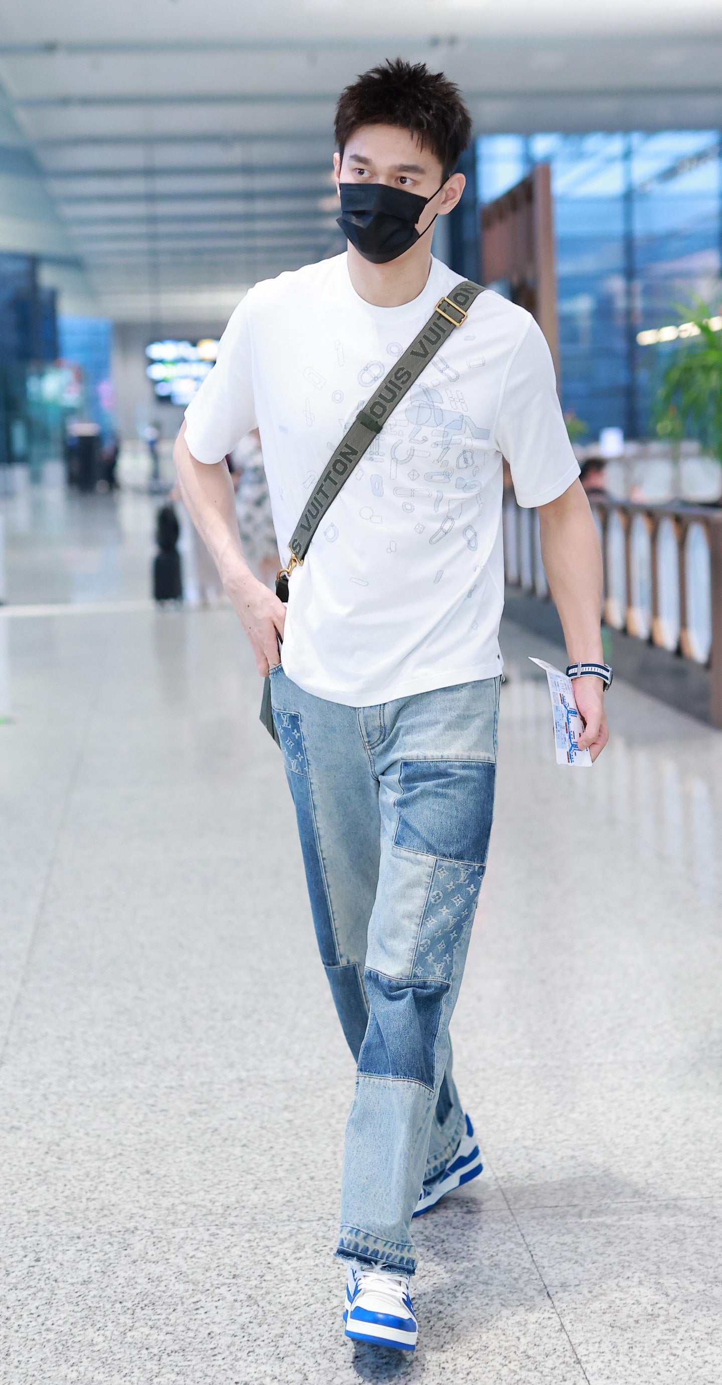 2026 new model LY logo patchwork jeans (BB885-C15)