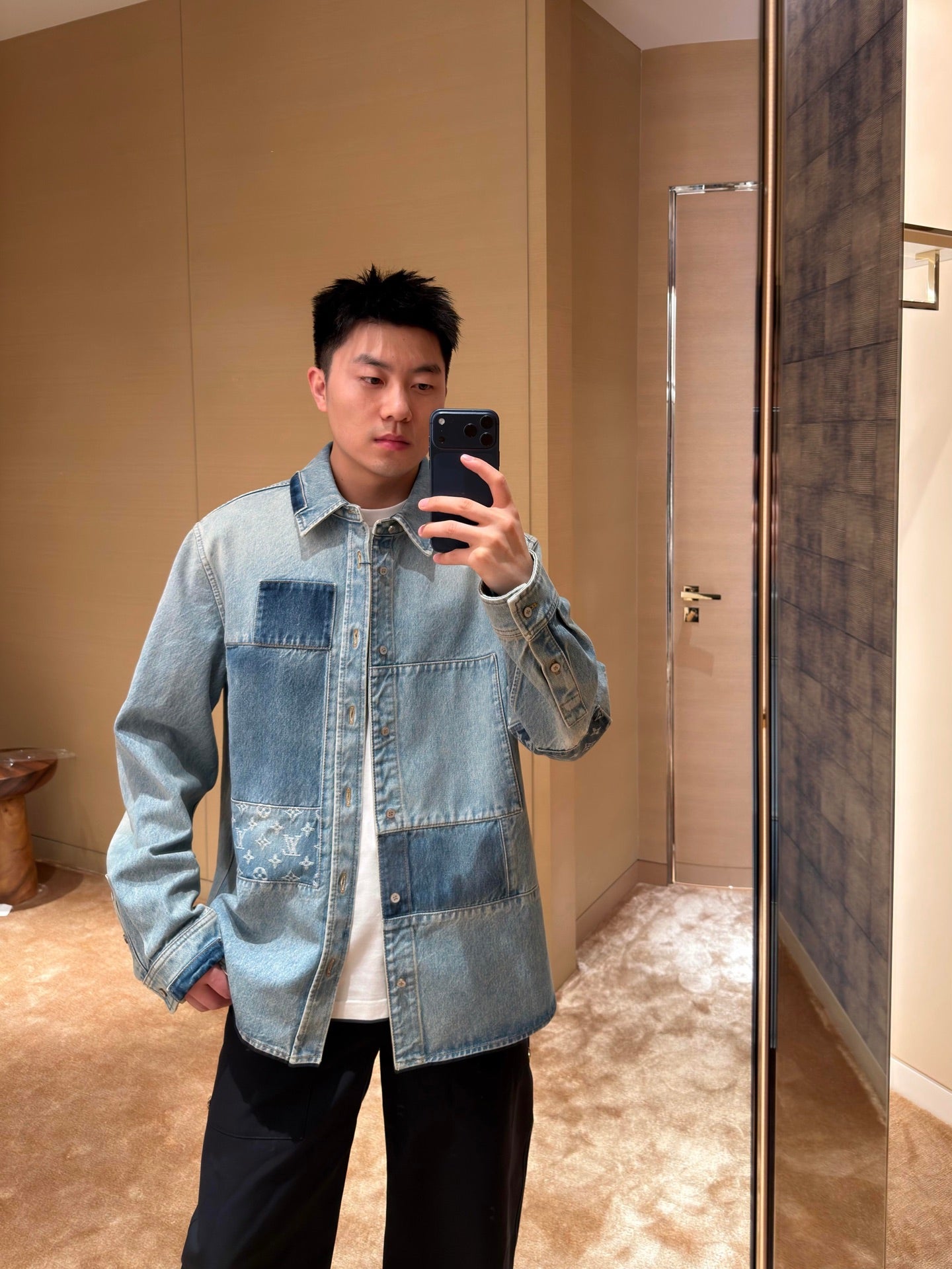 2026 new model LY logo patch denim jacket (BB898-C25)