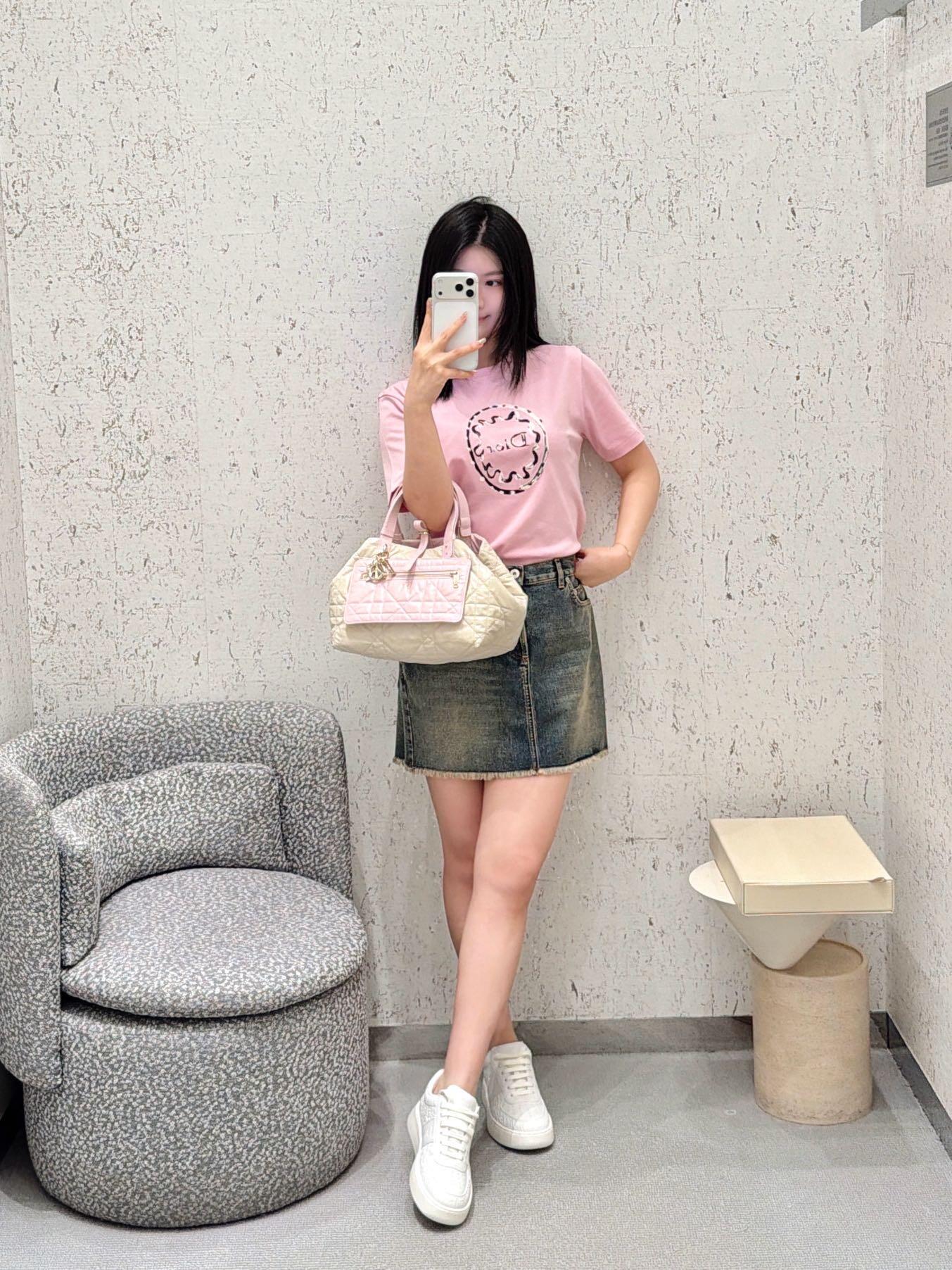 2026 Women's CD Embroidered Short Sleeve (DD168)