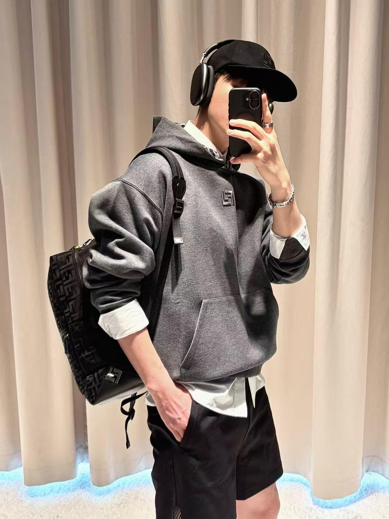 2026 New FF Embroidered Hooded Sweatshirt (25198-B15)