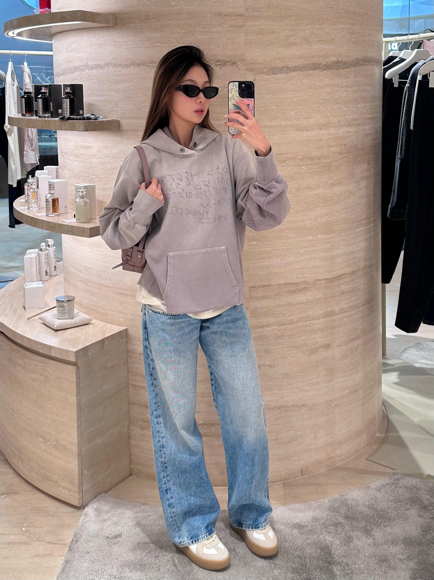 2026 Women's Mai Digital Gradient Hooded Sweatshirt (FF794)
