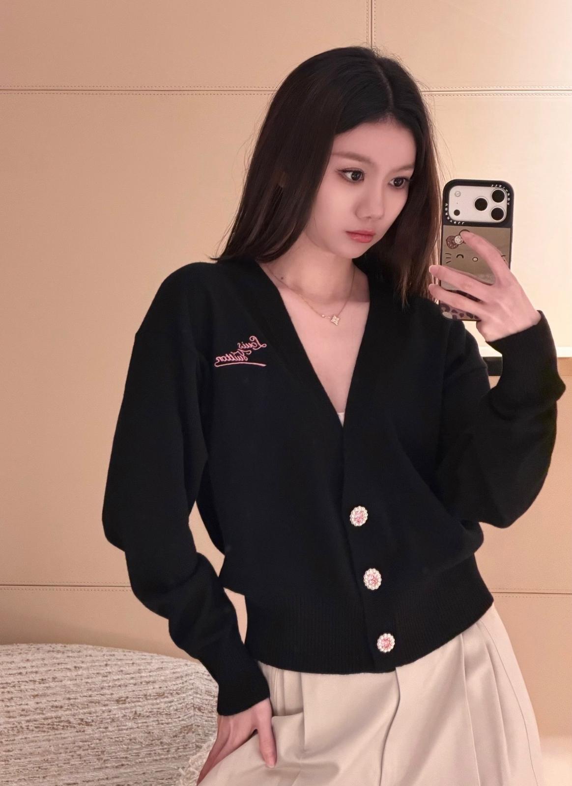 2026 New Heart A Jacquard Rundhals-Strickpullover (25374-B30)