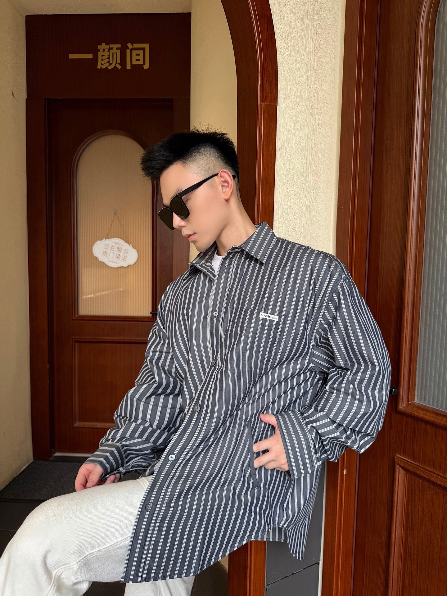 2026 new model Acn logo double-striped shirt (CC7014-B75)