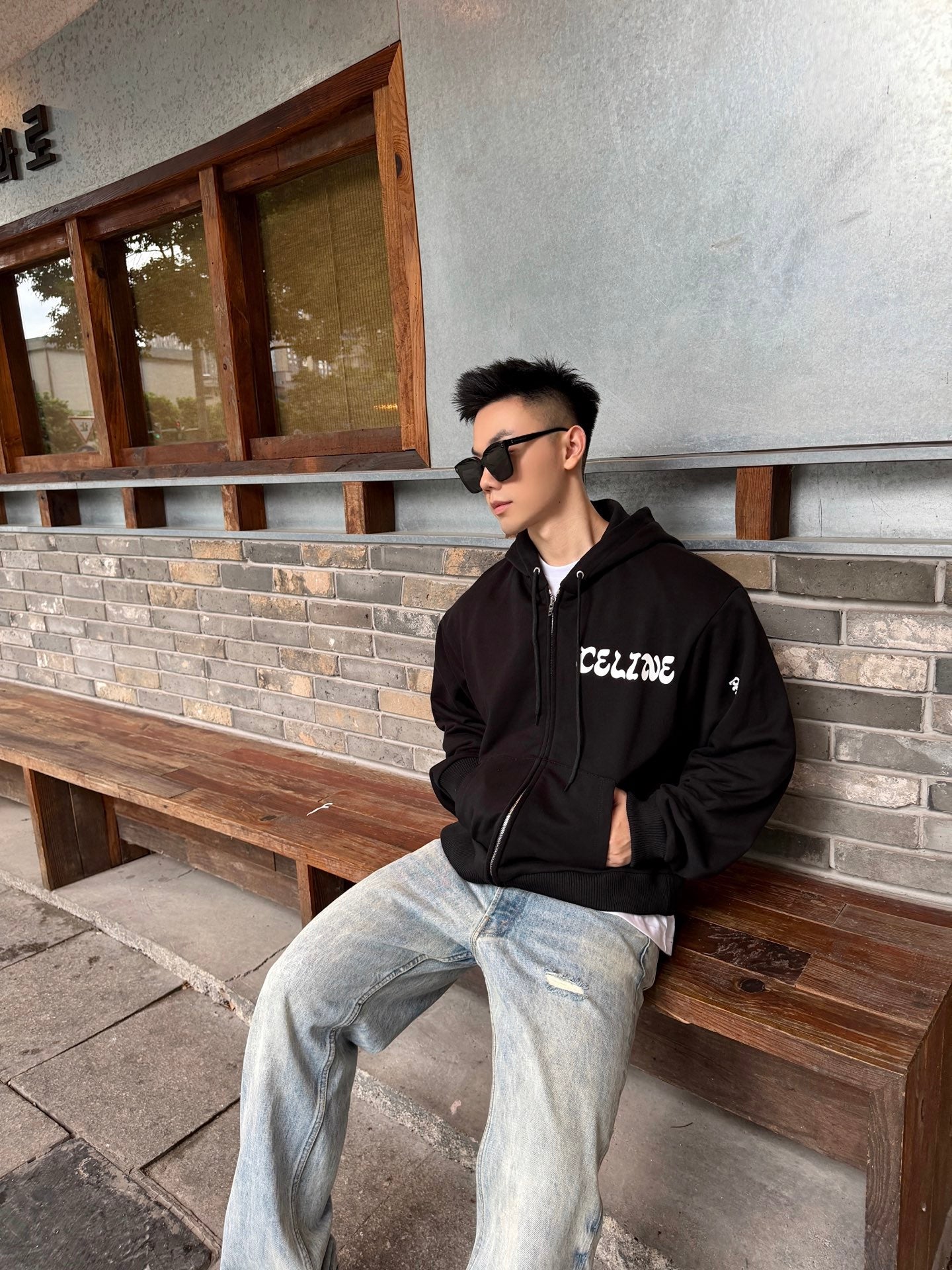 2026 New Model Ce Printed Zipper Jacket (AA1005-B50)