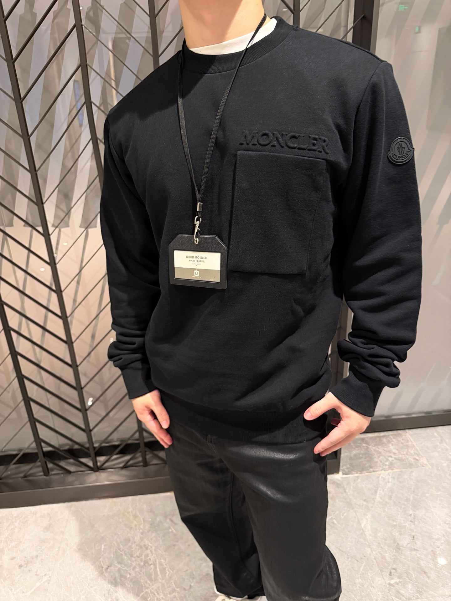 2026 New Model Mon Embossed Pocket T-Shirt (BB4022-A90)