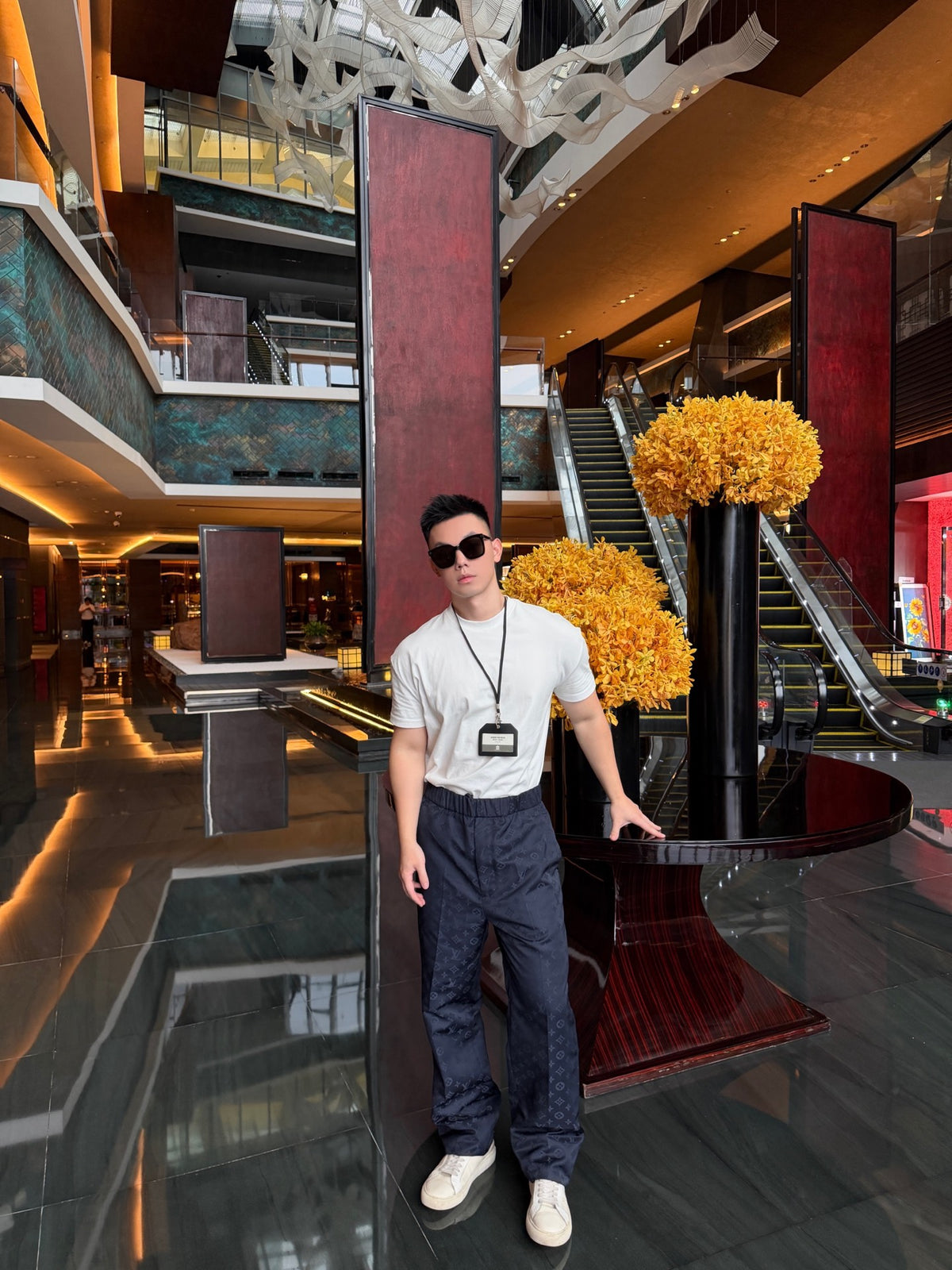 2026 new model LY logo jacquard suit pants (BB910-B85)