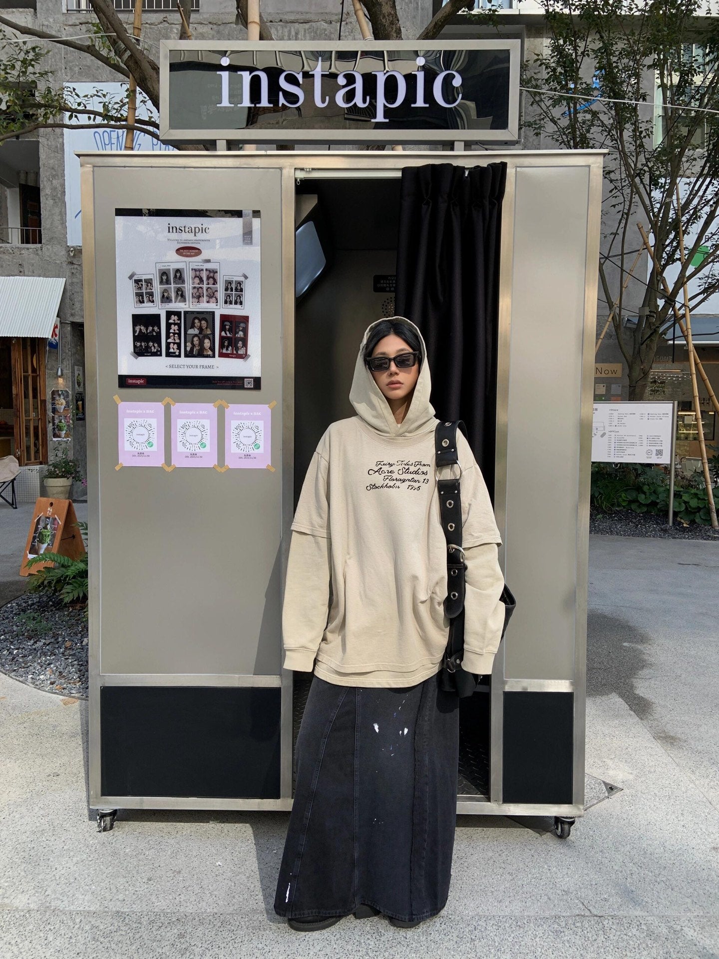 2026 New Model Acn Logo Layered Hooded Sweatshirt (CC7005-B85)