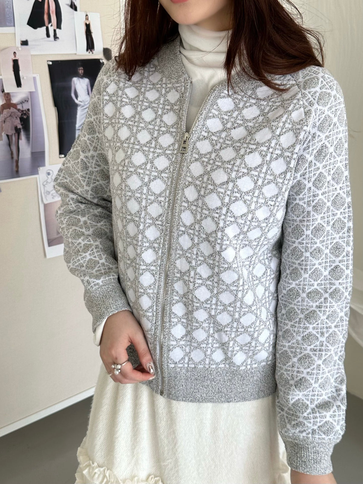 2026 New Heart A Jacquard Rundhals-Strickpullover (25374-B30)