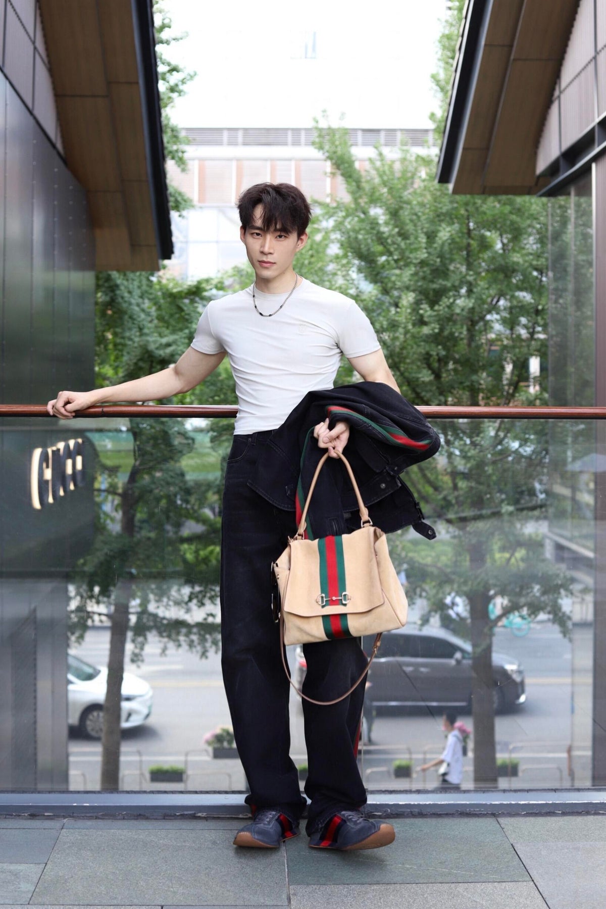 2026 new model GU belted jeans (BB4016-B85)