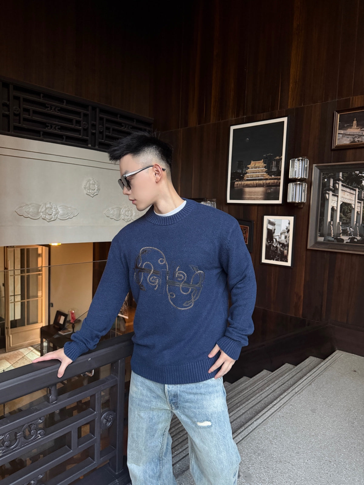 2026 New Model H-shaped Embroidered Sweater (AA691-B35)