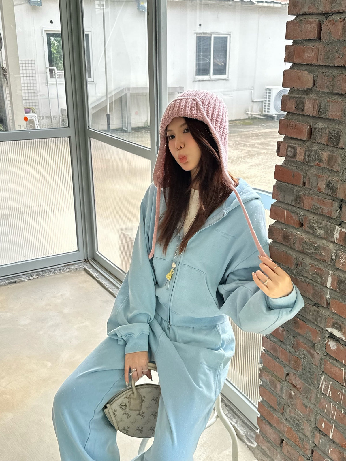 2026 Women's ale Embroidered Crystal Zipper Coat (DD171)