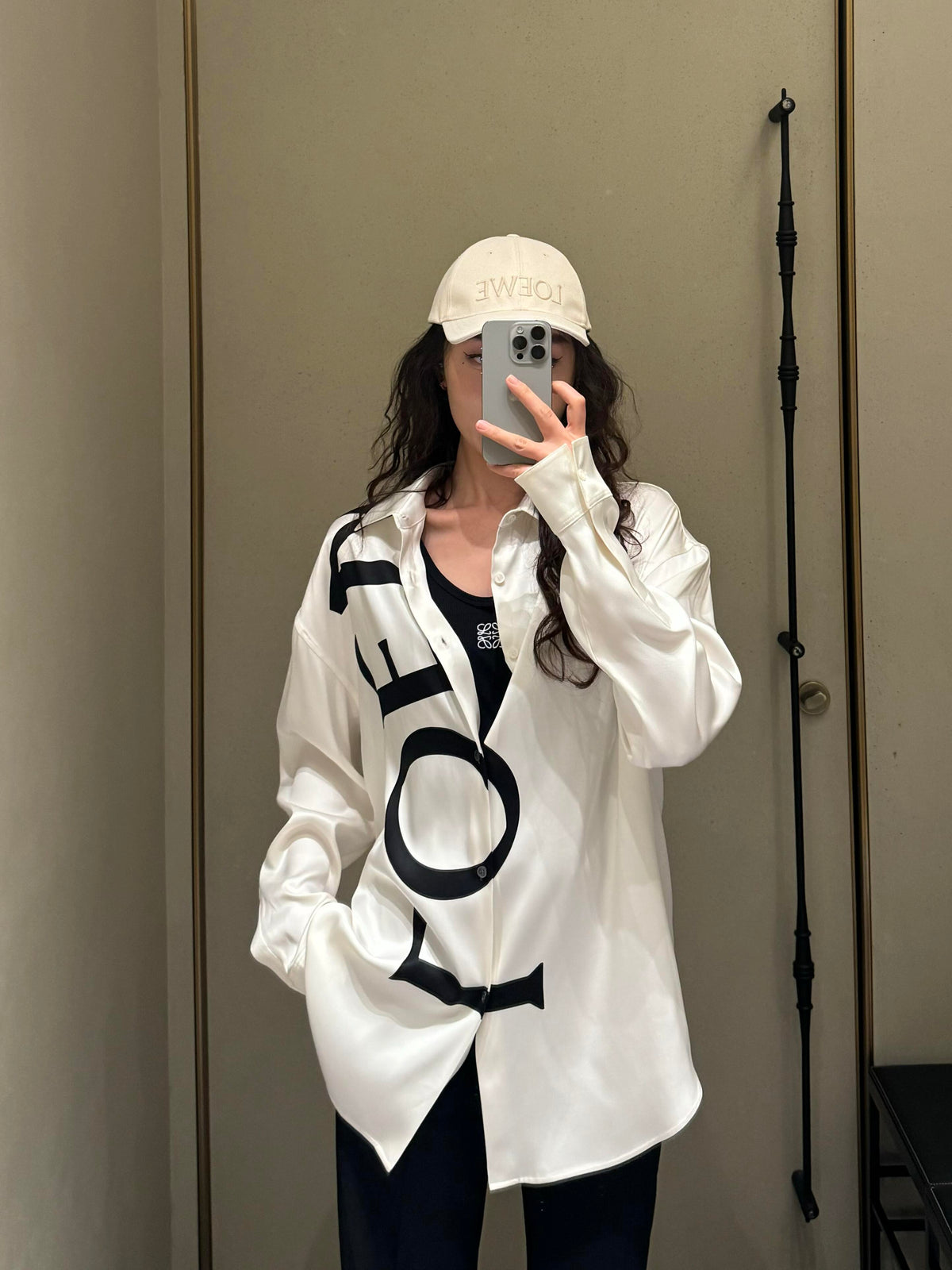 2026 New Style Way Printed Silk Shirt (25239-B50)