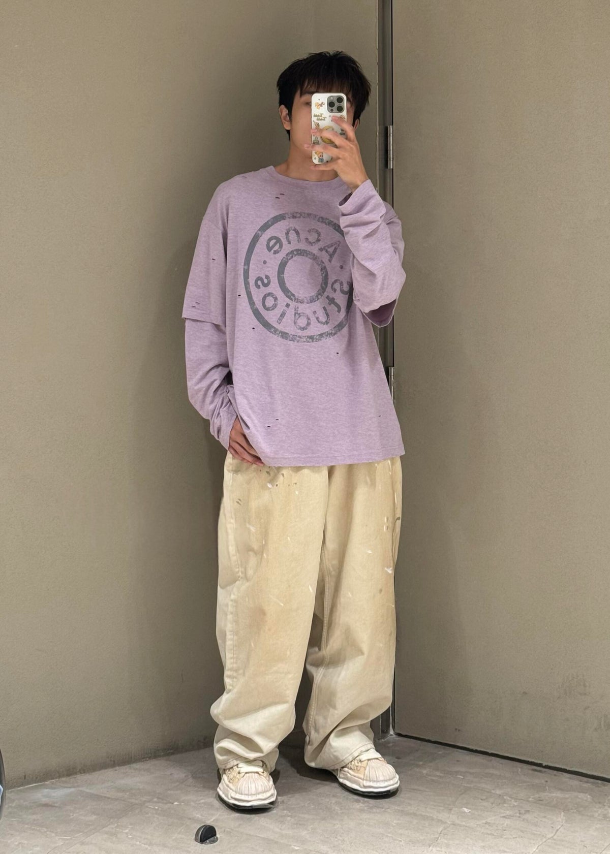 2026 new model Acn replica of the old logo, two-piece long-sleeved shirt (CC7031-A75)