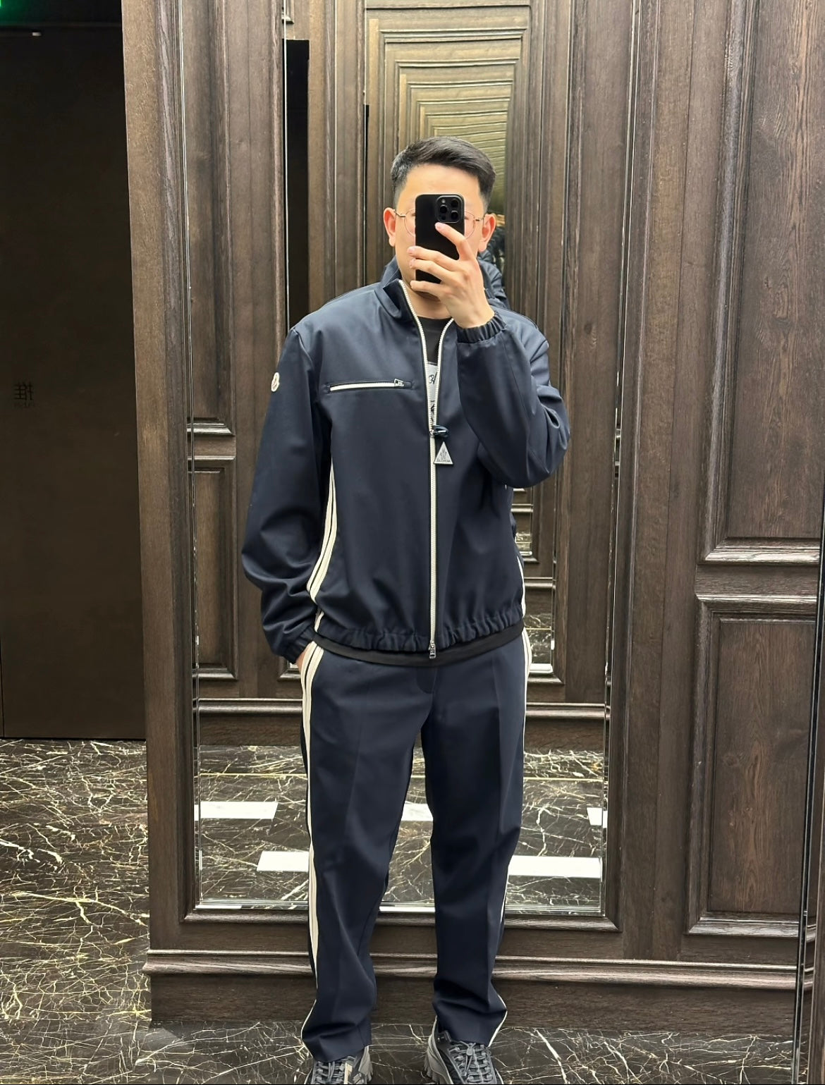 2026 New Model Mon Logo Striped Pants (BB4045-B30)