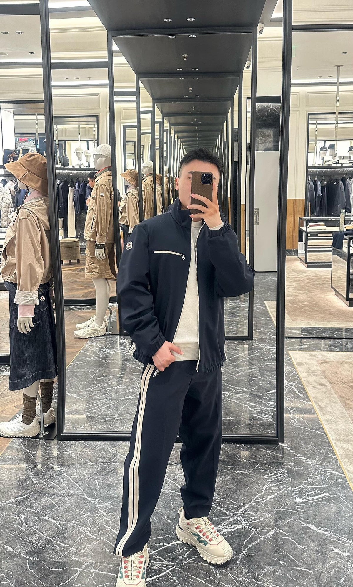 2026 New Model Mon Logo Striped Pants (BB4045-B30)