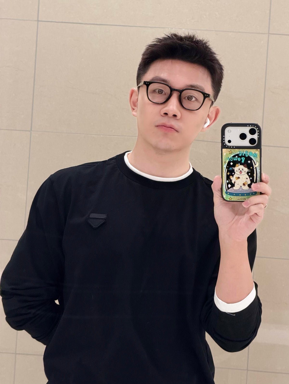 2026 New Model Triangle Brand Long-Sleeved Shirt (CC7039-A65)