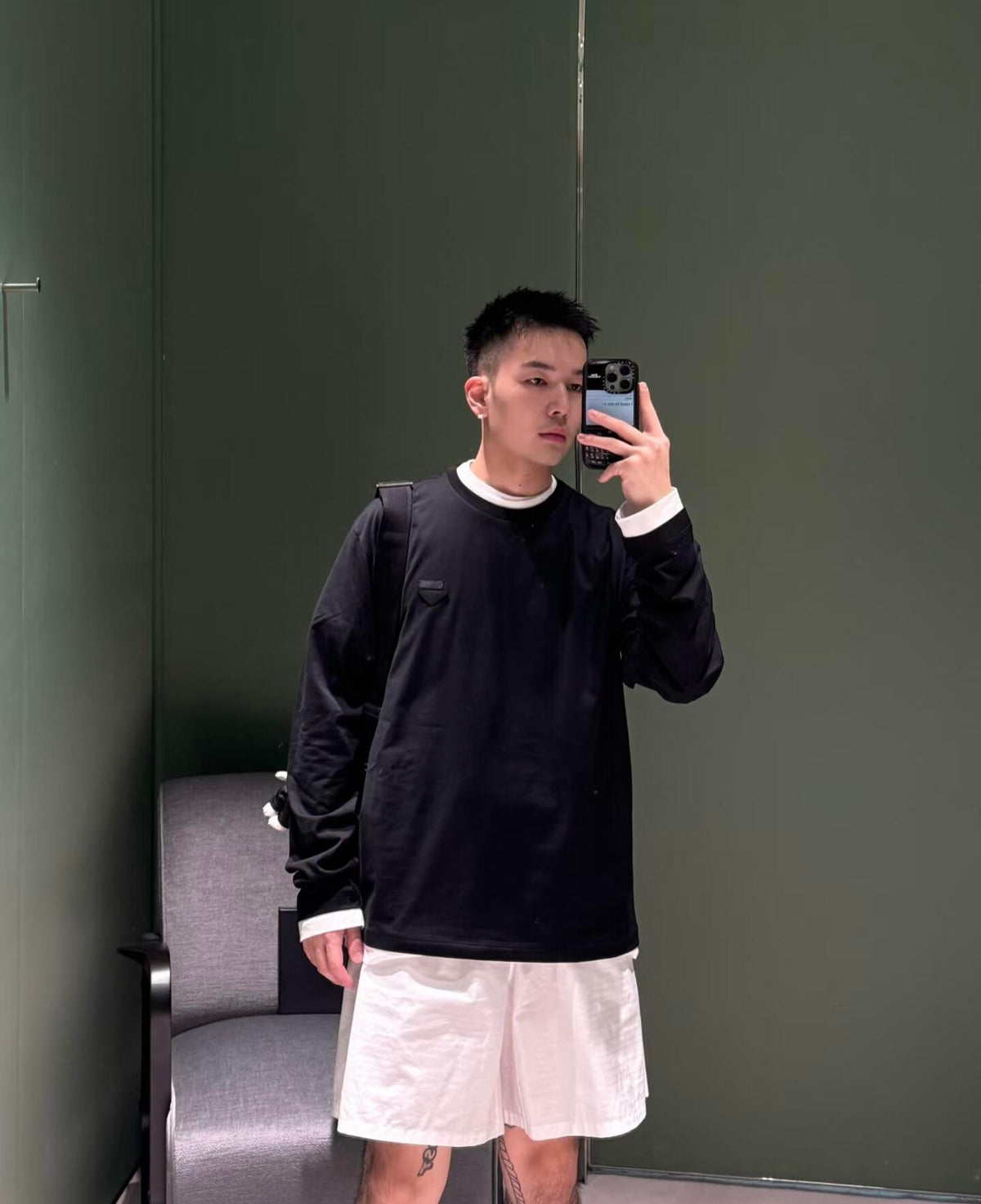 2026 New Model Triangle Brand Long-Sleeved Shirt (CC7039-A65)