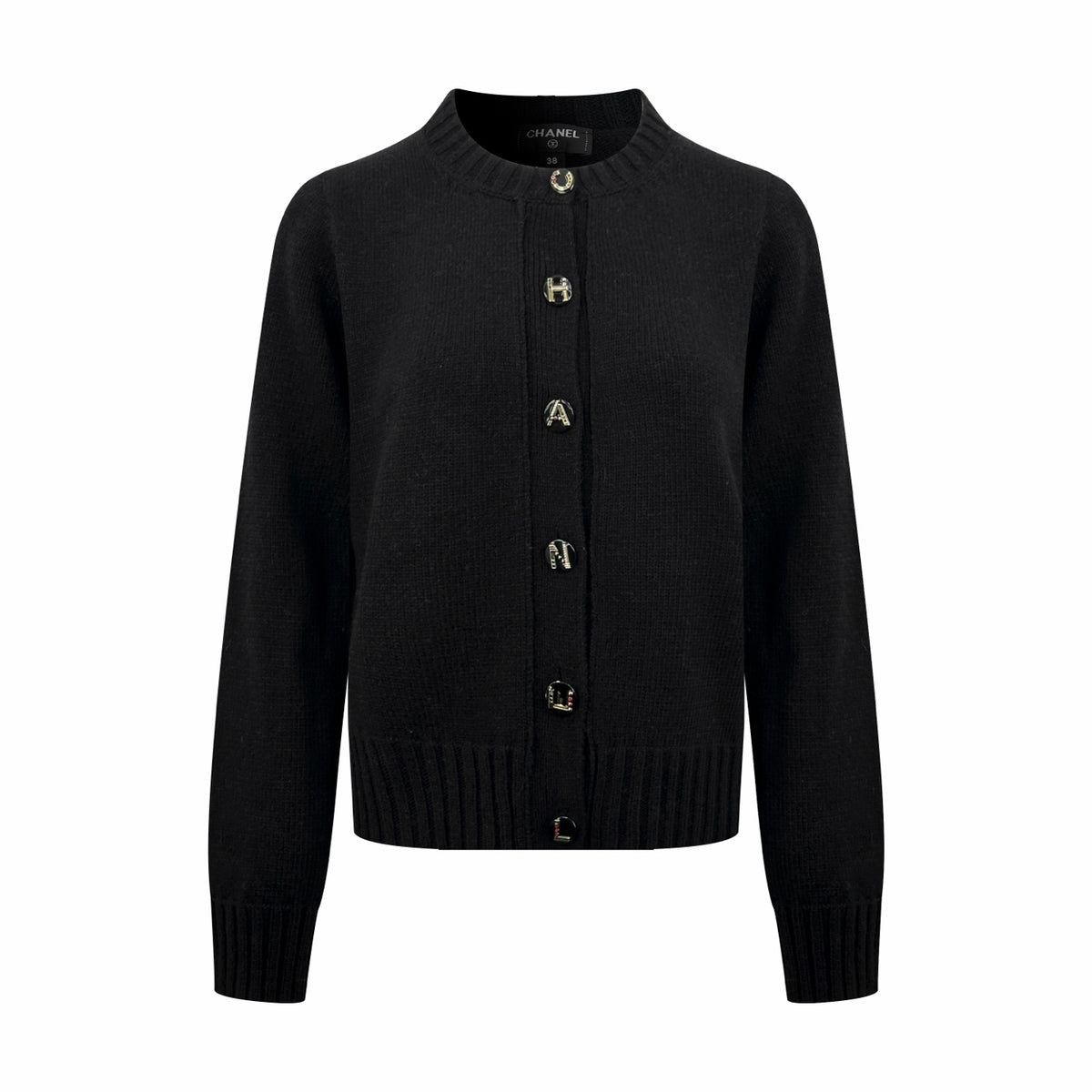 2026 Women's CC Logo Buttoned Cardigan Sweater (DD208)
