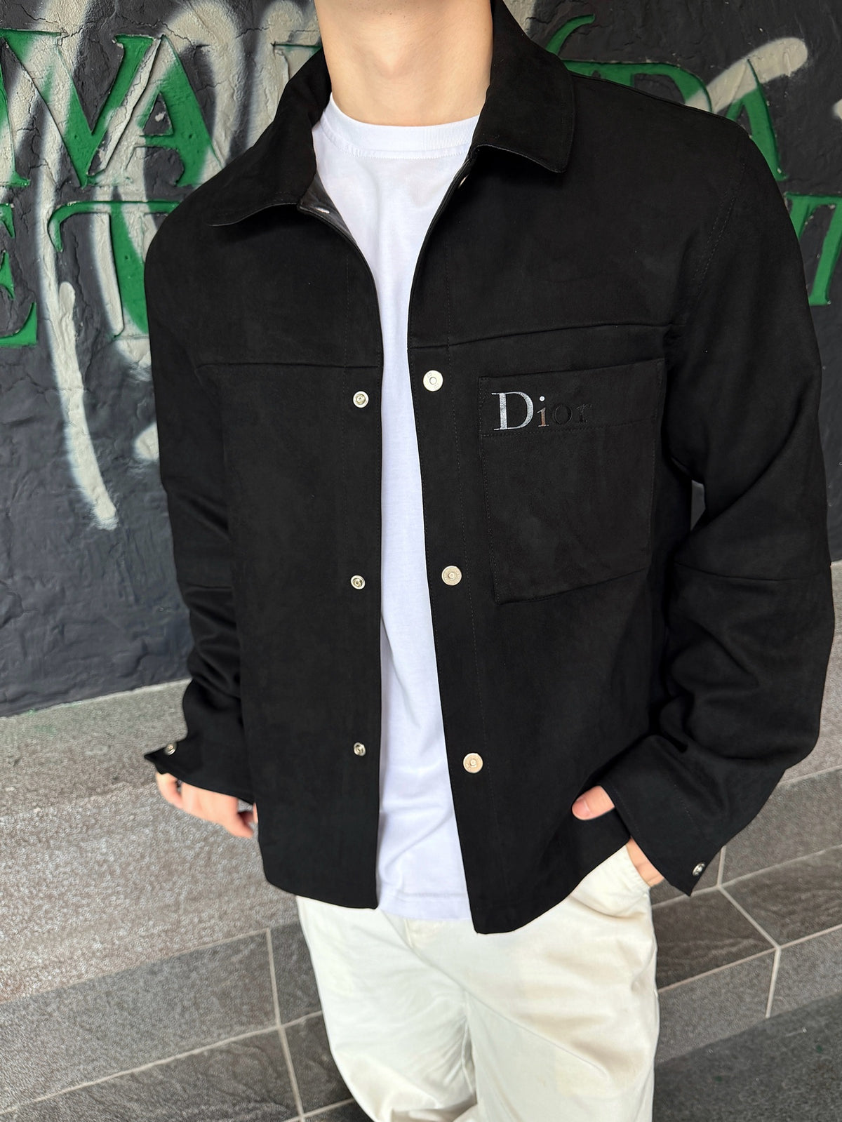 2026 New Model CD Logo Embossed Leather Jacket (BB4047-C10)