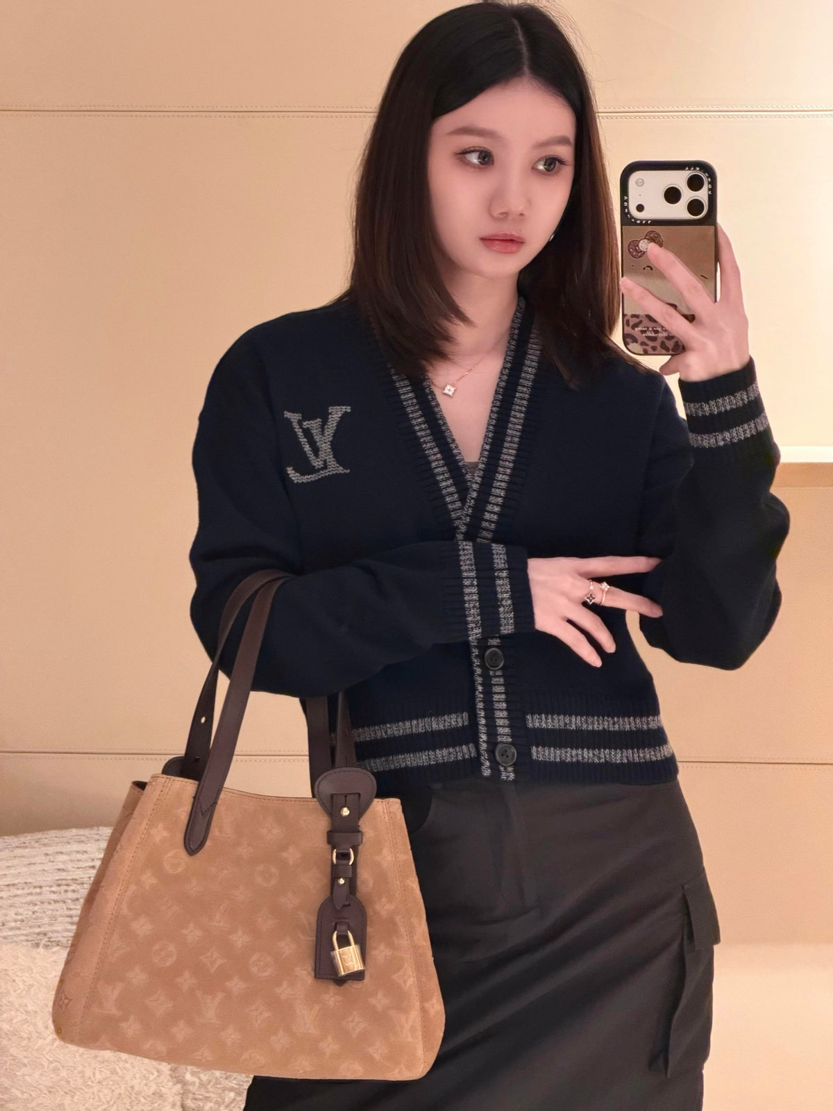 2026 New Heart A Jacquard Rundhals-Strickpullover (25374-B30)