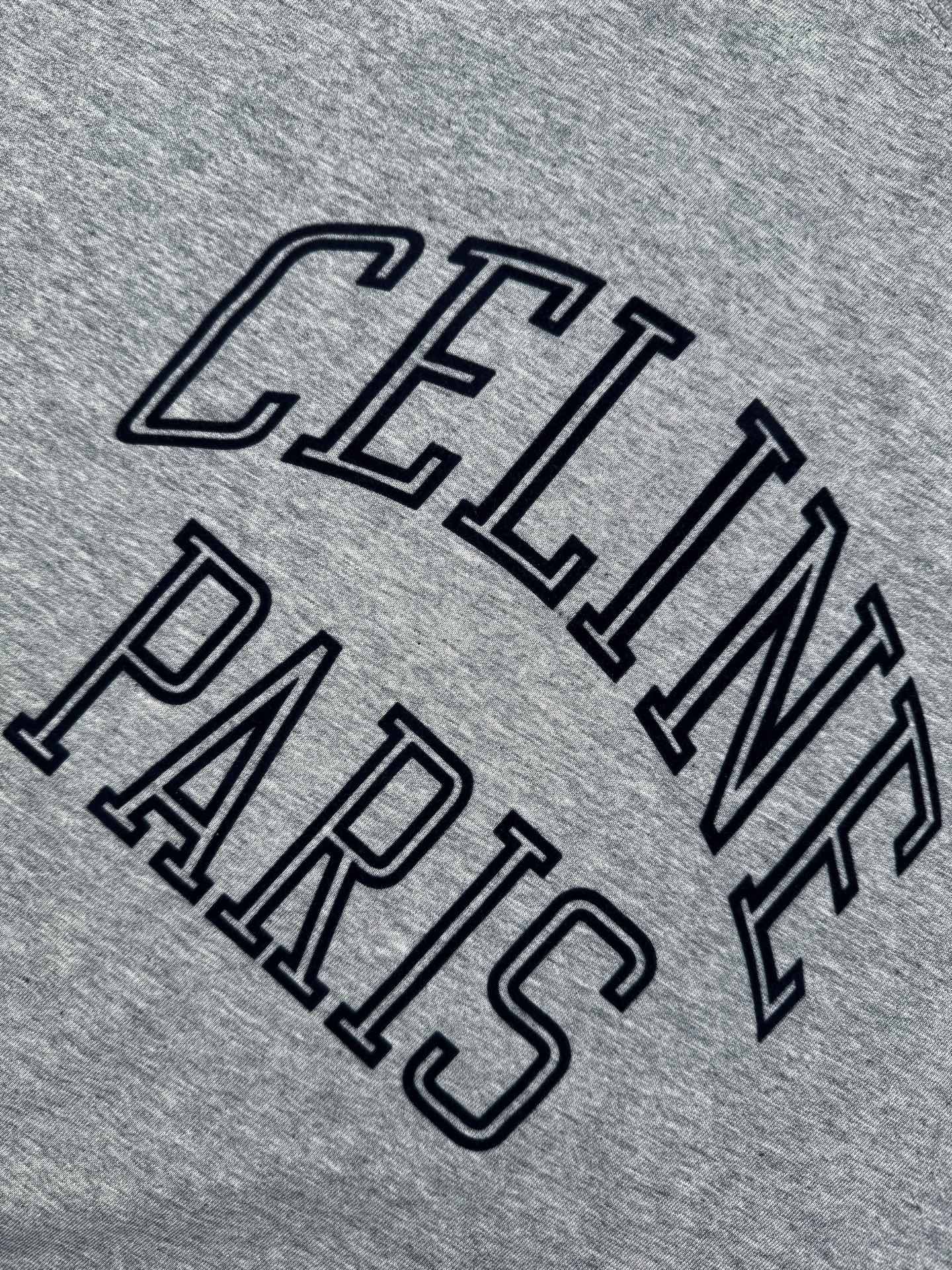 2026 New Ce Flocked Letter T-Shirt (AA533-A10)