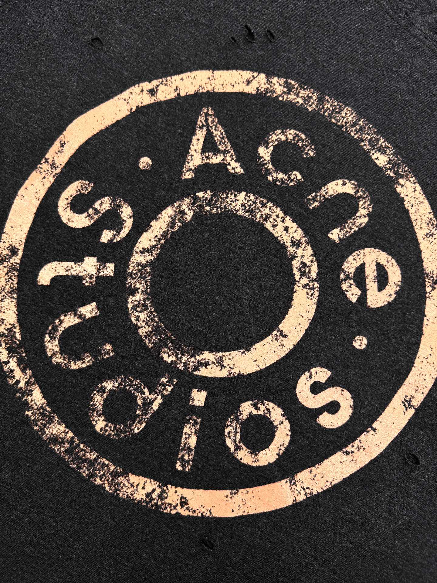 2026 New Arrival Ac Distressed Ripped T-Shirt (25184-A20)