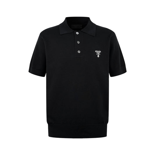 2026 New Triangle Brand Embroidered Collar Polo Shirt (25210-A70)