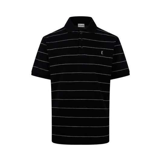 2026 New Saint L Embroidered Stripe Polo Shirt (MM025-A55)