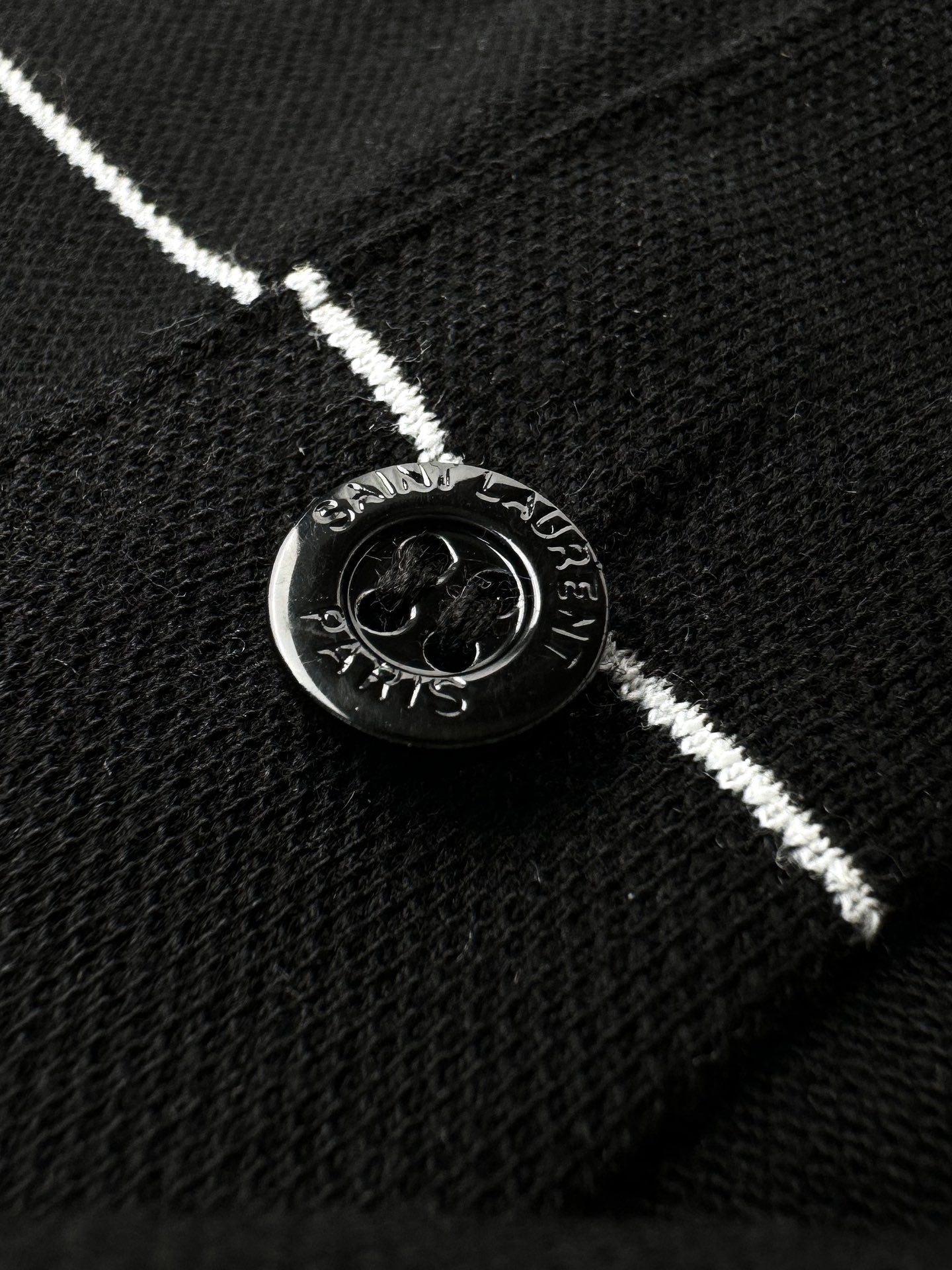 2026 New Saint L Embroidered Stripe Polo Shirt (MM025-A55)