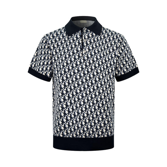 2026 New CD Knit Jacquard Polo Shirt (25128-A90)
