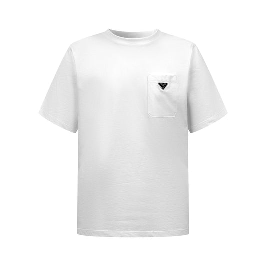 2026 New Triangle Brand Pocket Triangle Label Short-Sleeve Shirt (25247-A20)