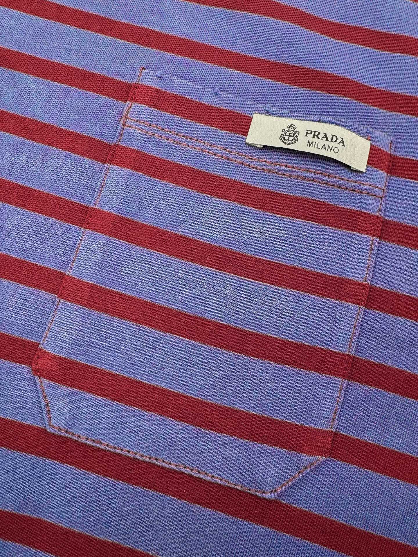 2026 New Triangle Brand Striped Pocket Short-Sleeve Shirt (CC940-A25)