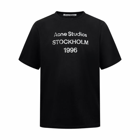 2026 New Ace Spray-Printed Distressed Logo Short-Sleeved Shirt (CC928-A15)