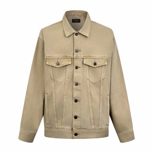 2026 New Balen Embroidered Denim Jacket (BB746-B85)
