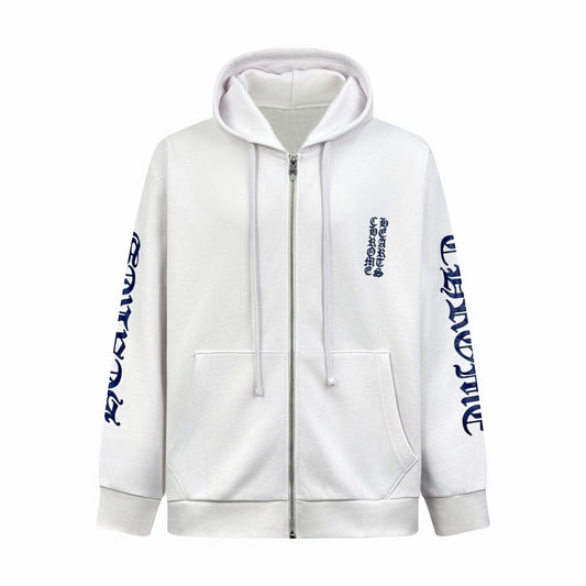 2026 New CH Letter Print Zip-Up Jacket (CC910-B50)