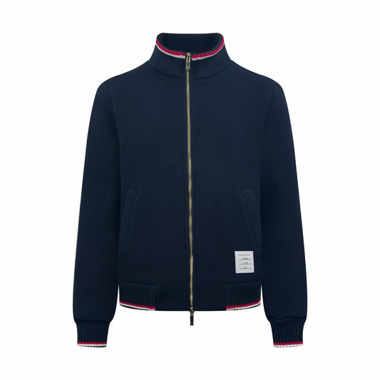 2026 New TB Label Zipper Stand Collar Jacket (25391-C10)