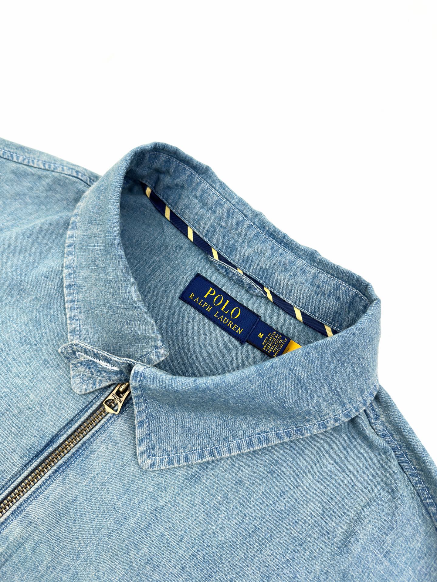 2026 New RL Colour Embroidered Denim Jacket (CC904-B60)