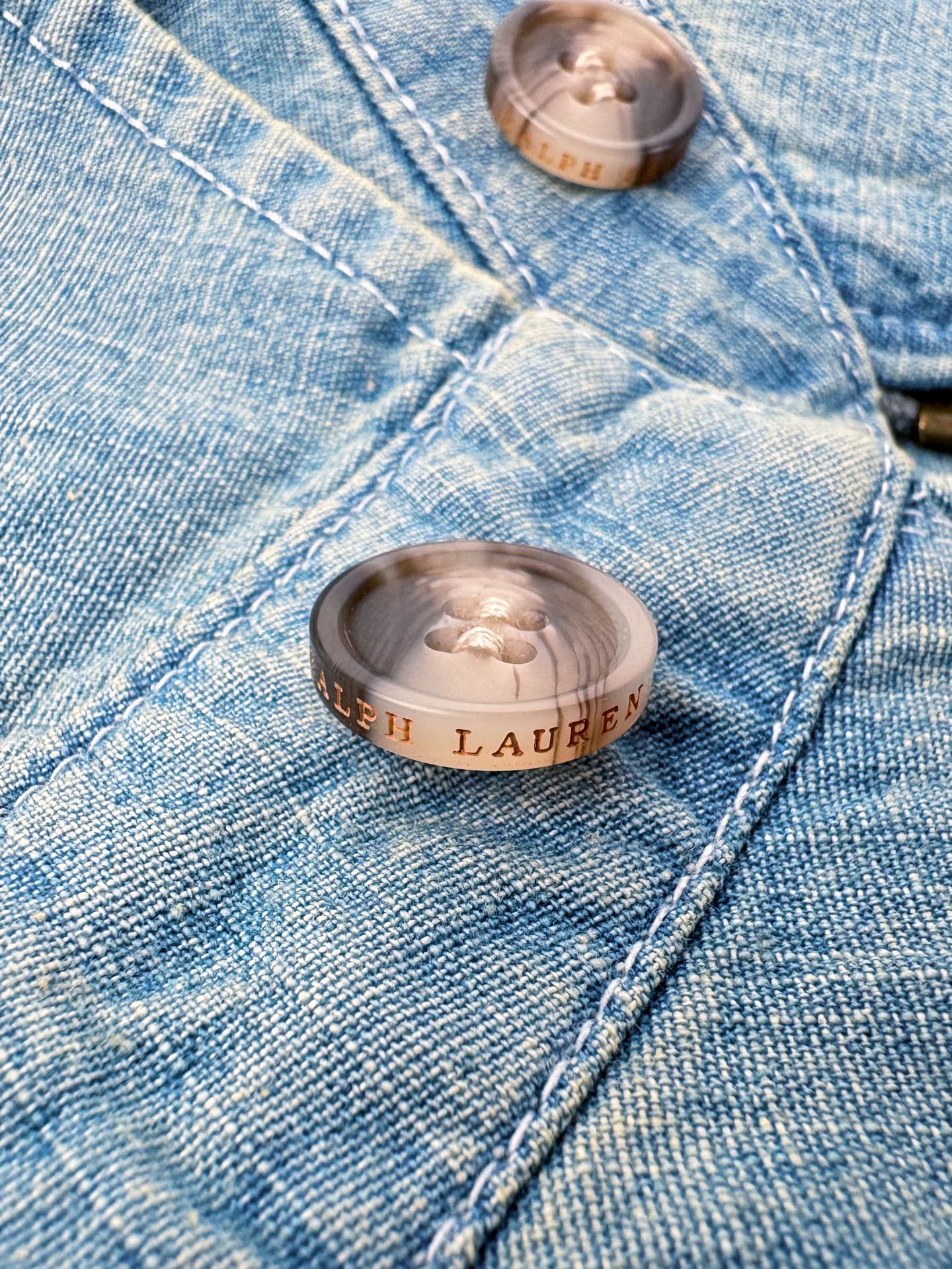 2026 New RL Colour Embroidered Denim Jacket (CC904-B60)