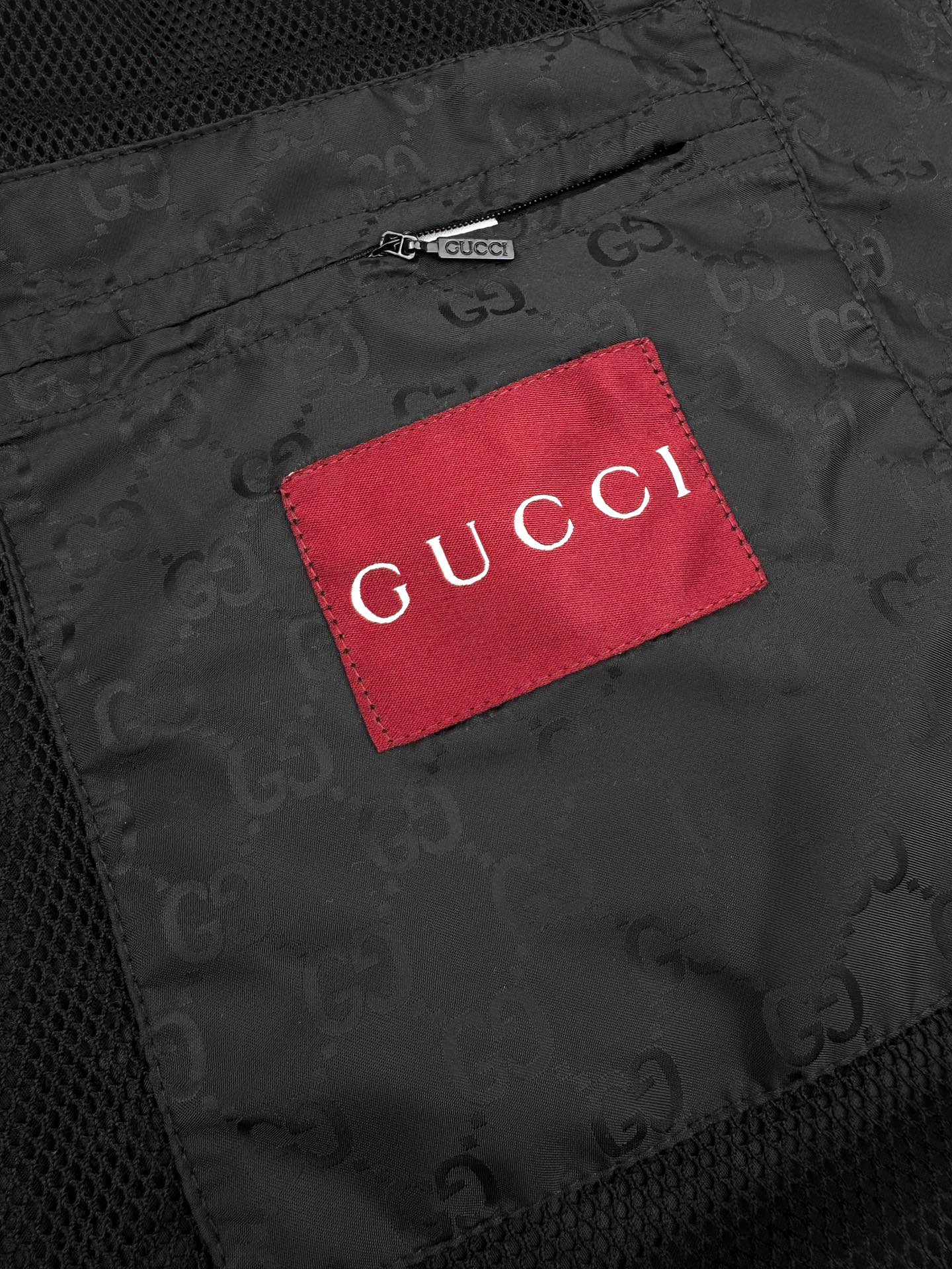 2026 New GU All-Over GG Print Zip Jacket (BB704-C05)