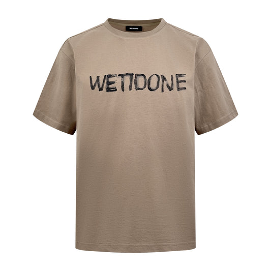 2026 New WE11 Printed Hand-Painted Short-Sleeved Shirt (AA557-A10)