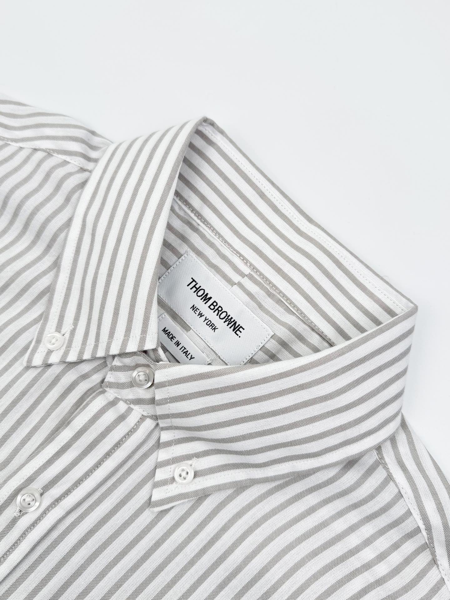 2026 New TB Woven Ribbon Stripe Shirt (MM077-B25)