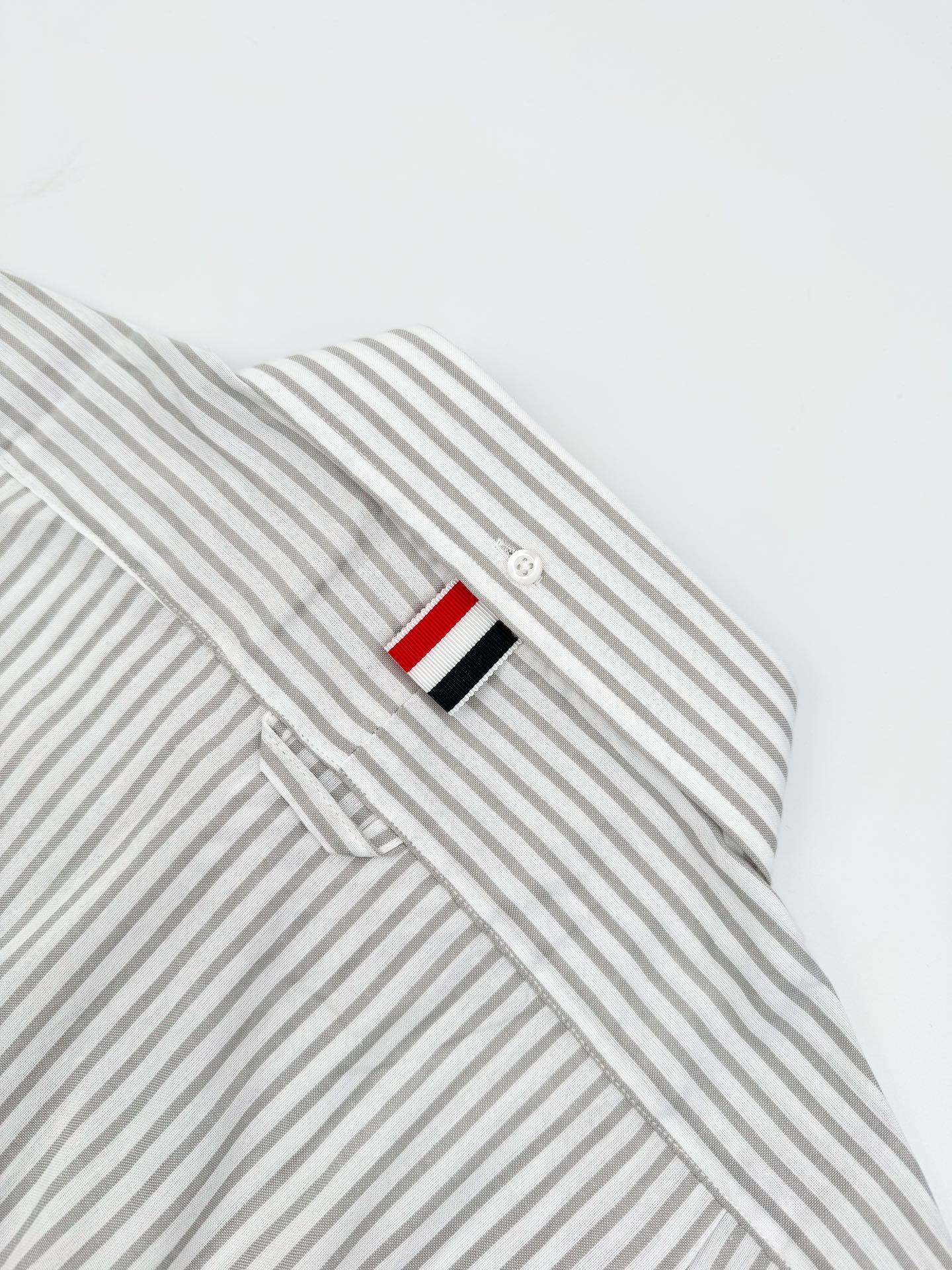 2026 New TB Woven Ribbon Stripe Shirt (MM077-B25)