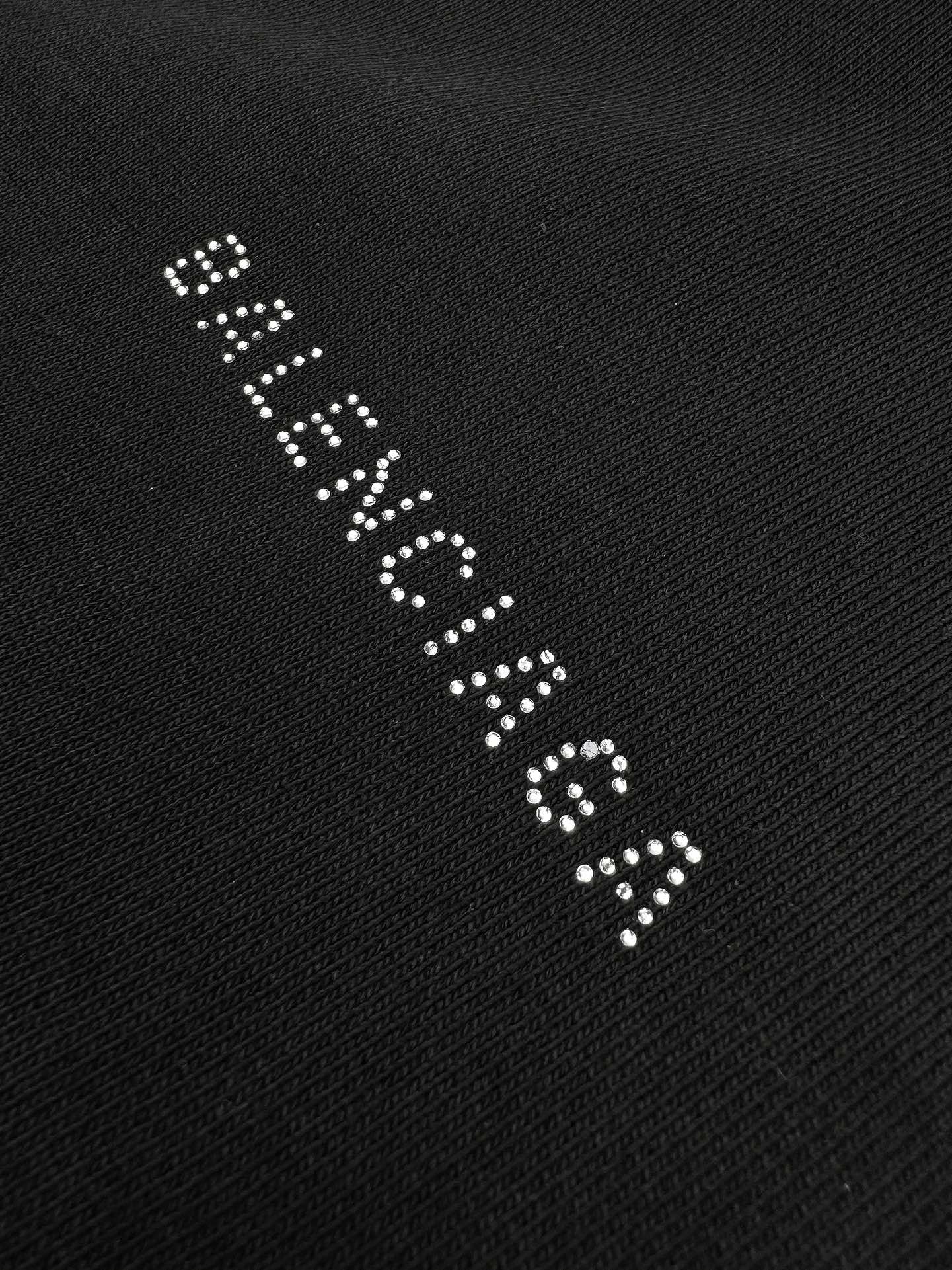 2026 New Arrival: Balen Rhinestone-Embellished Hooded Distressed Sweatshirt (25252-B80)