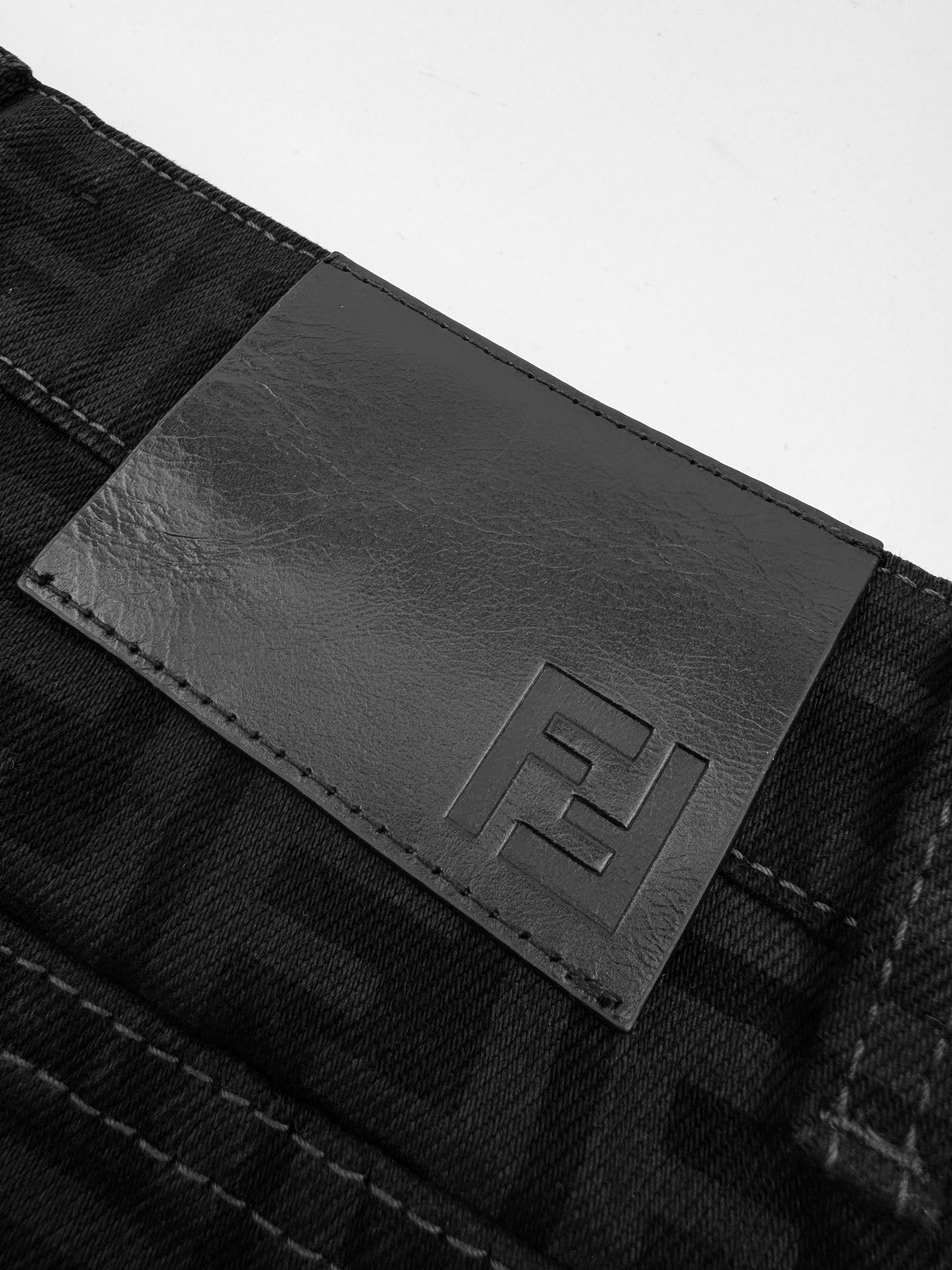 2026 New Arrival: FF All-Over Print Jeans (BB716-B75)