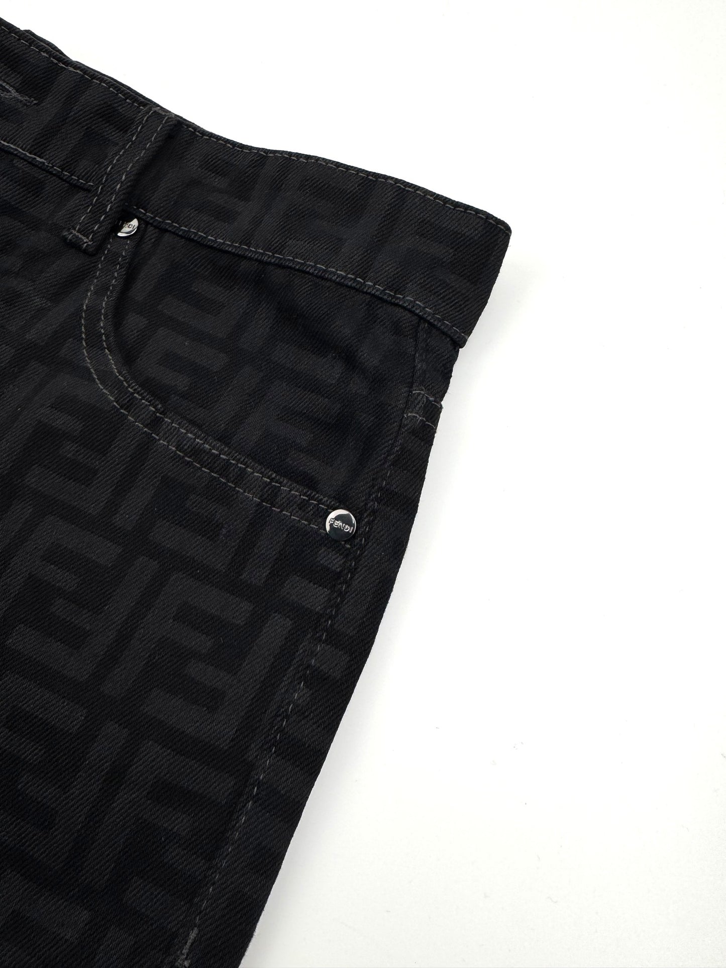 2026 New Arrival: FF All-Over Print Jeans (BB716-B75)