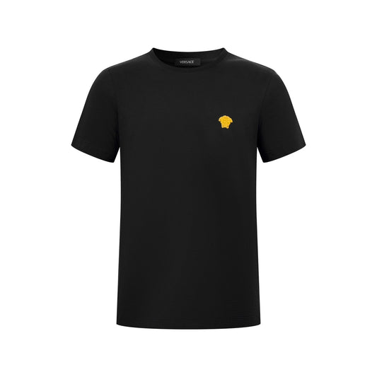 2026 New Ve Short-Sleeved Shirt with Gold Logo Embroidery (25166-A05)