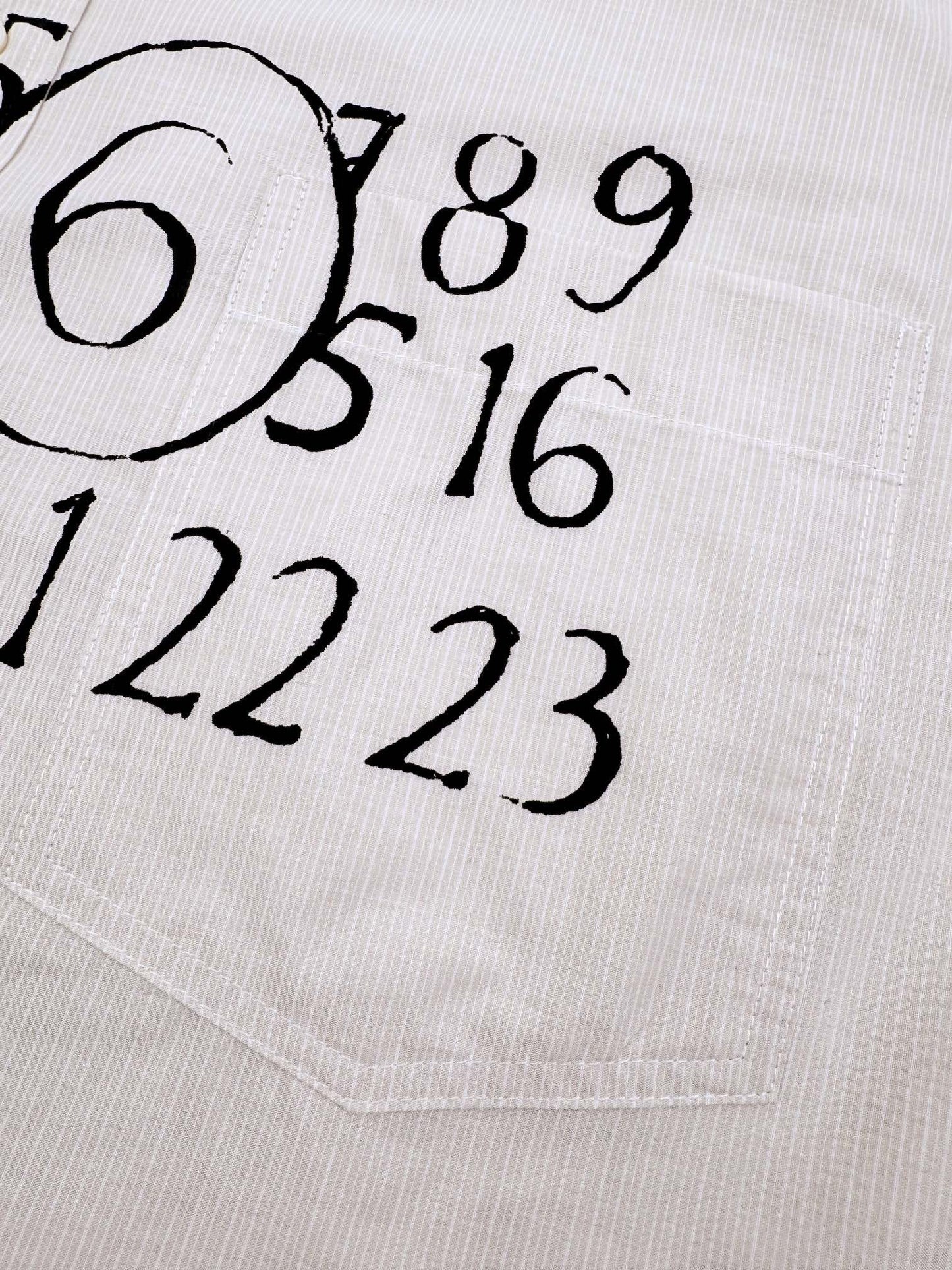 2026 New Mai Digital Print Colour-Block Shirt (25245-A80)