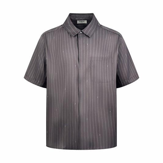 2026 New Saint L Logo Jacquard Short-Sleeve Shirt (AA549-A80)